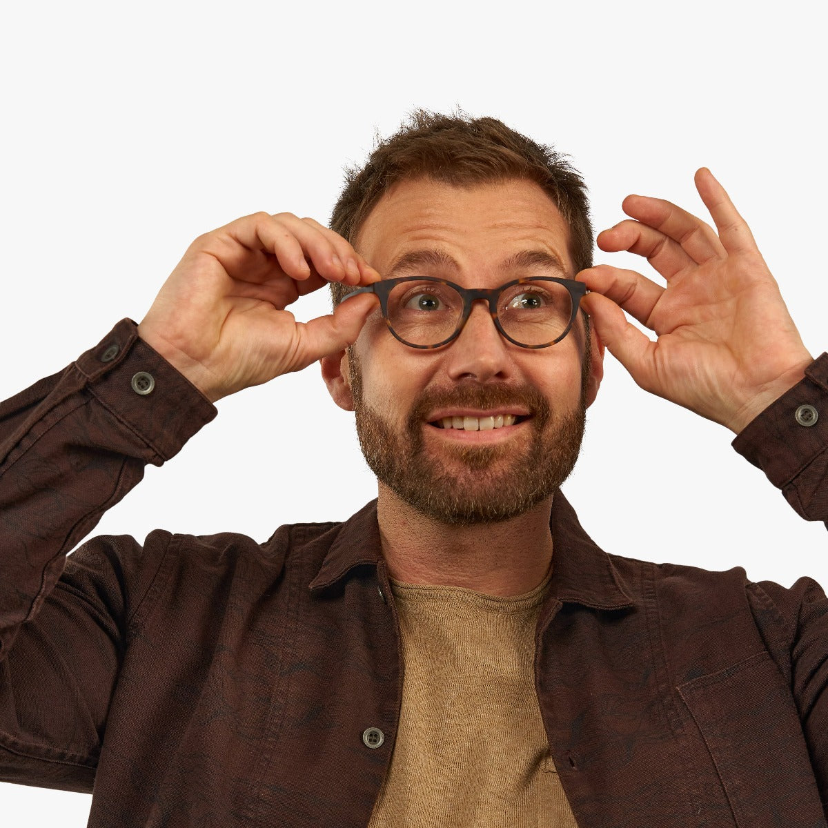 Luxreaders stylish Men's Örebro Dark Turtle Blue light glasses. Made from Acetate in a Iconic shape.