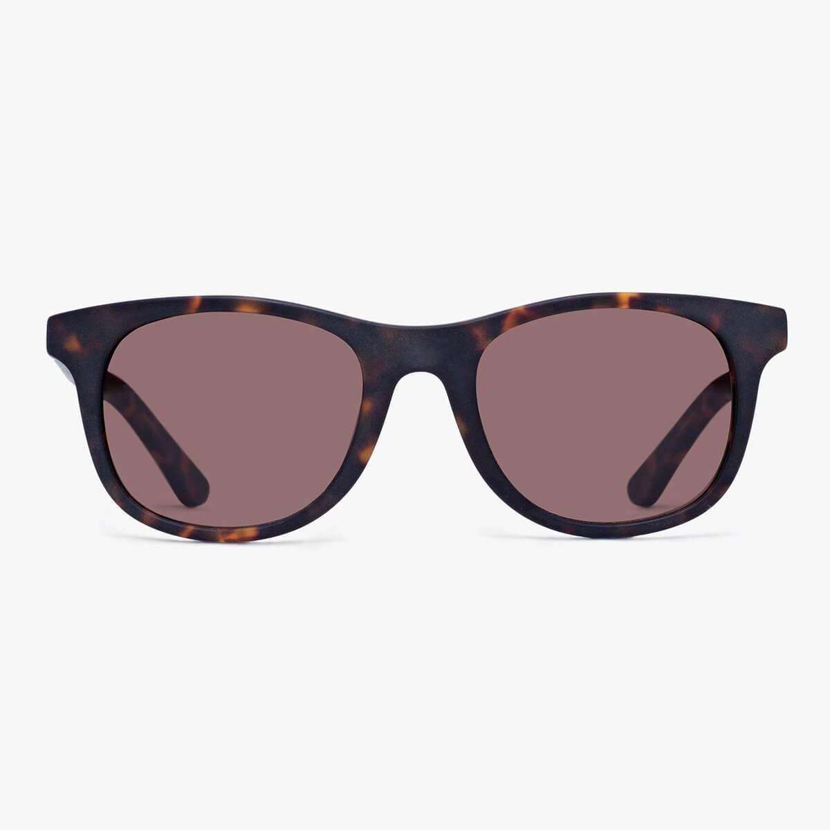 Luxreaders stylish Malmö Dark Turtle Sunglasses. Made from Acetate in a Square shape.