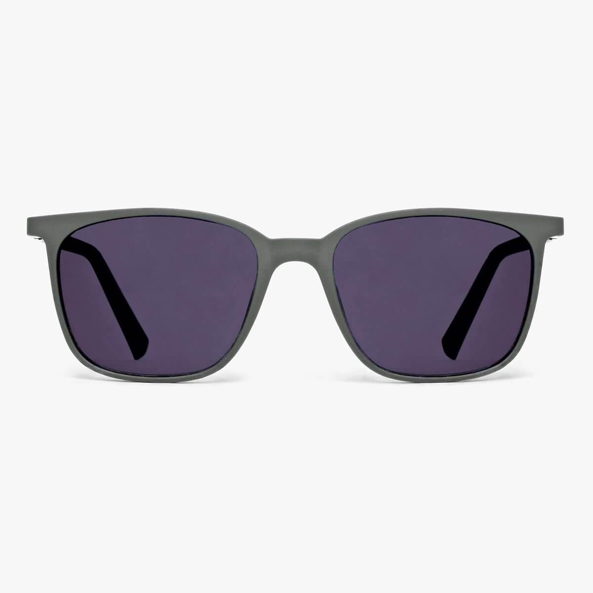Luxreaders stylish Fyn Dark Army Sunglasses. Made from Rubber in a Square shape.
