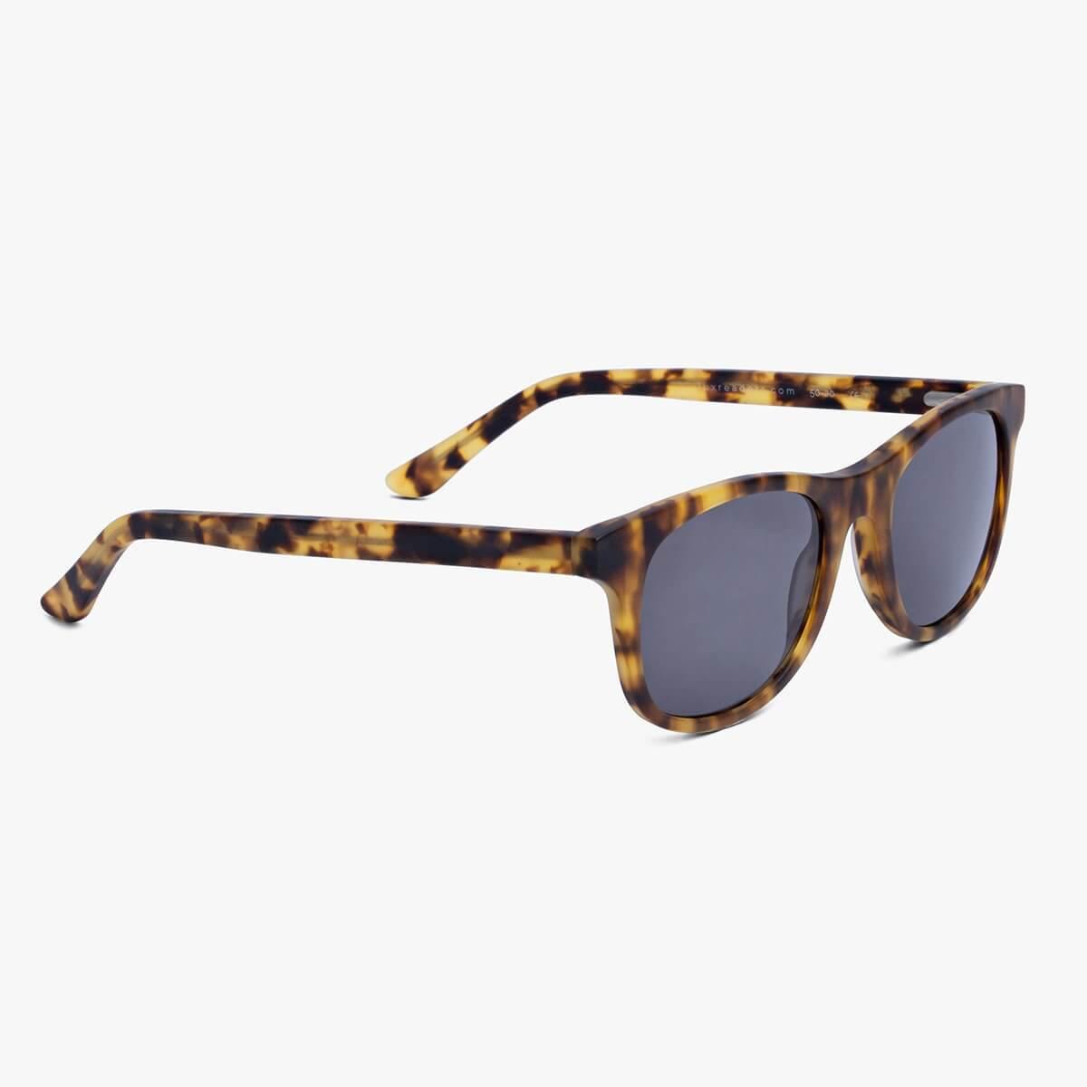 Luxreaders stylish Malmö Light Turtle Sunglasses. Made from Acetate in a Square shape.