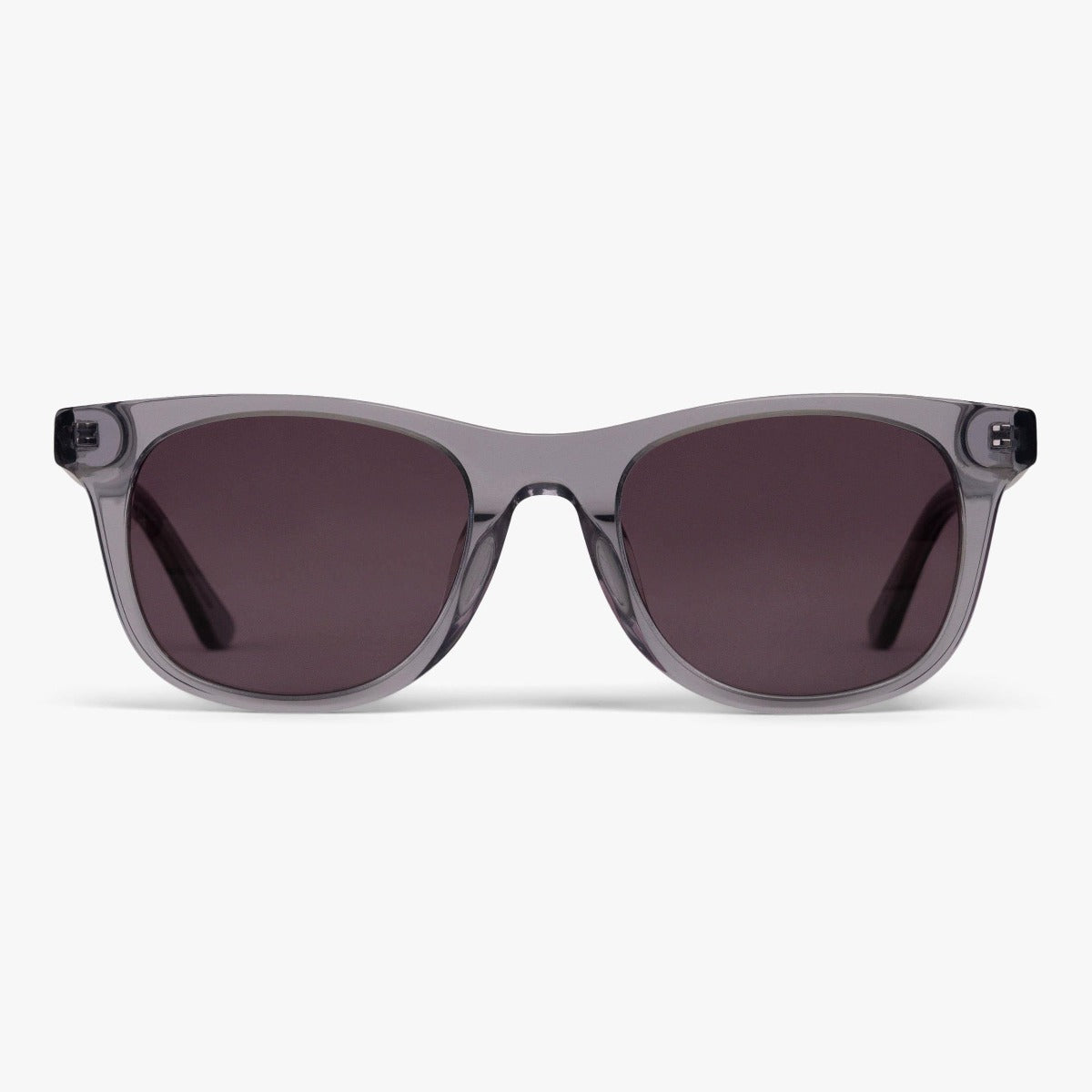 Luxreaders stylish Men's Malmö Crystal Grey Sunglasses. Made from Acetate in a Square shape.
