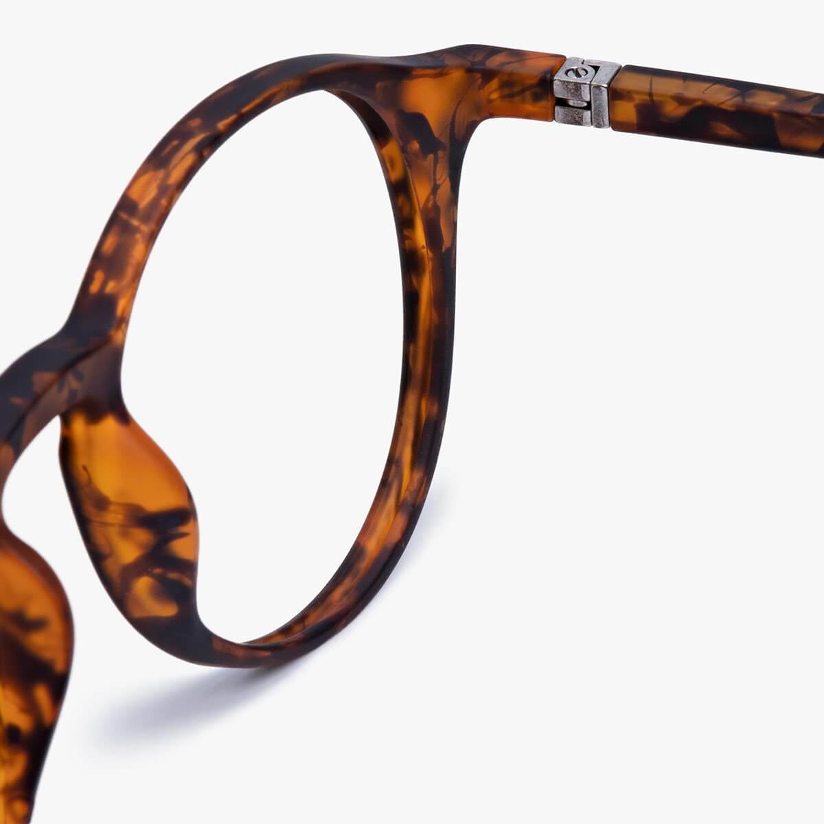 Læsø Turtle glasses with tortoiseshell frame and silver hinge detail