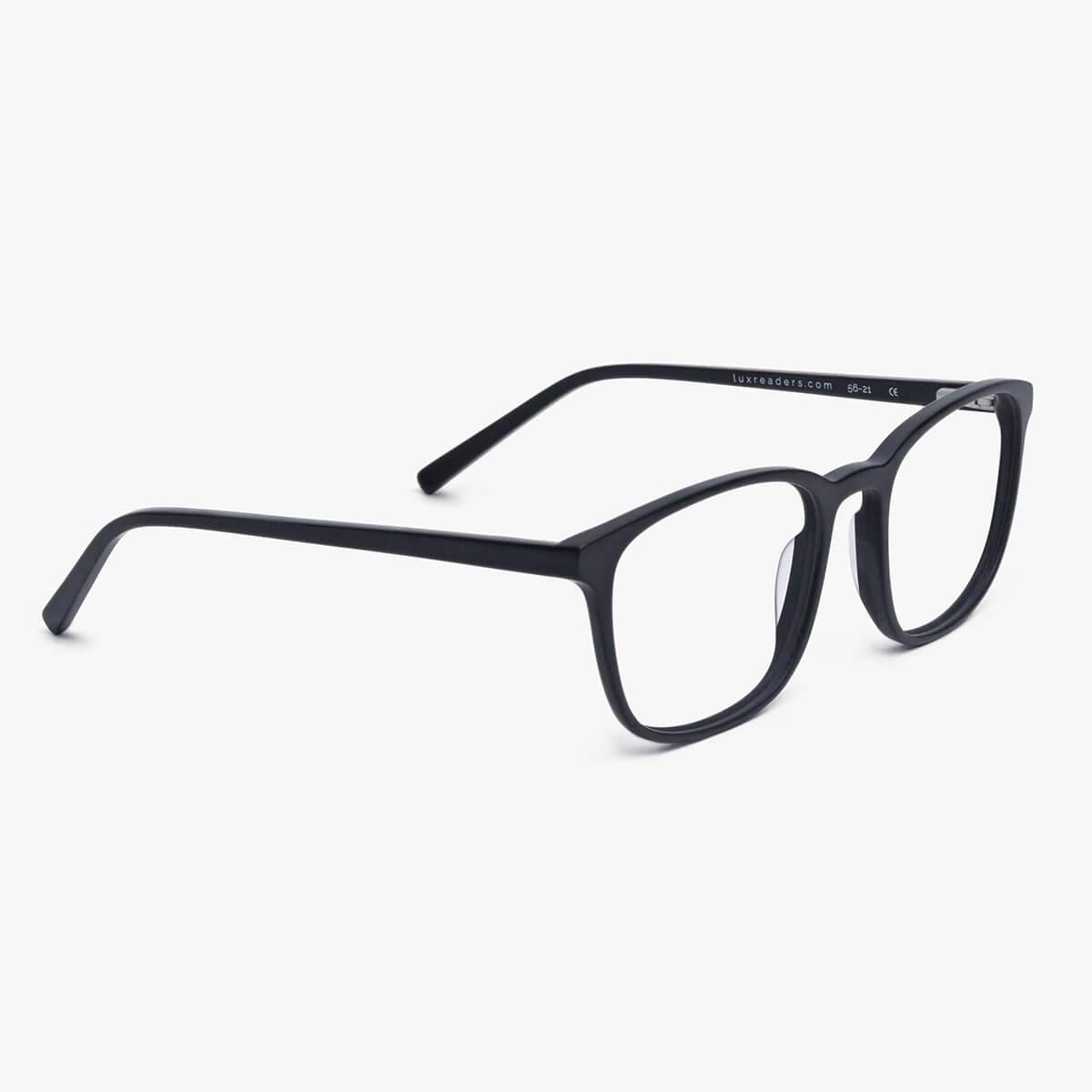 Men's Ebeltoft Black reading glasses from Luxreaders