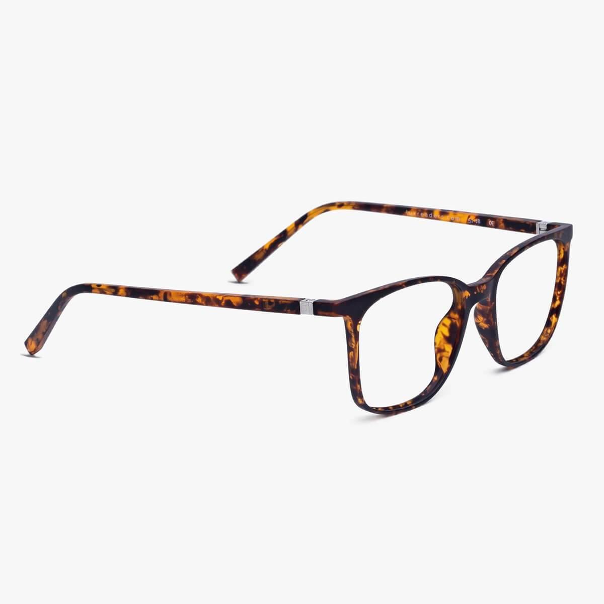 Men's Fyn Turtle brown tortoiseshell square glasses