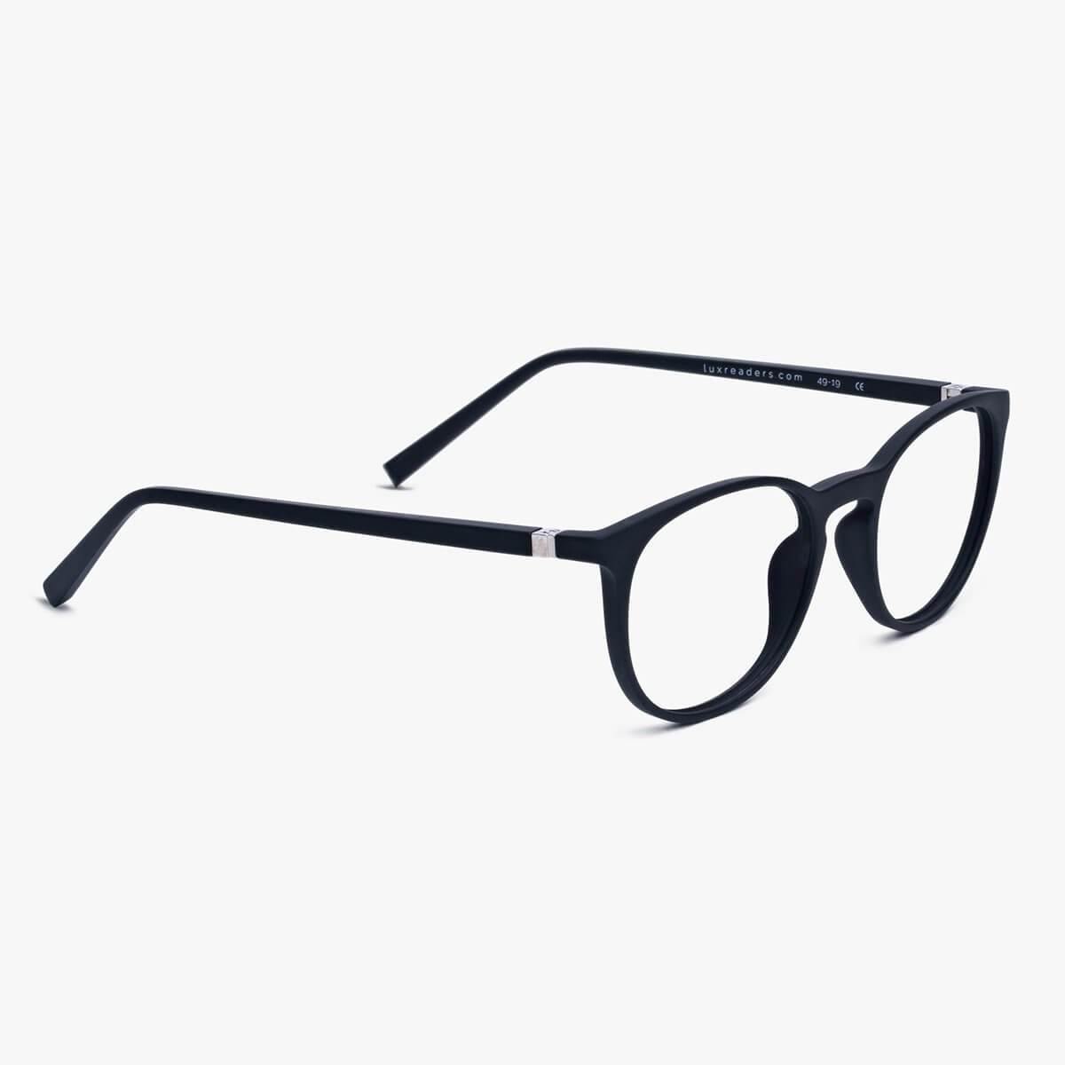 Men's Stockholm Black glasses with black round frames