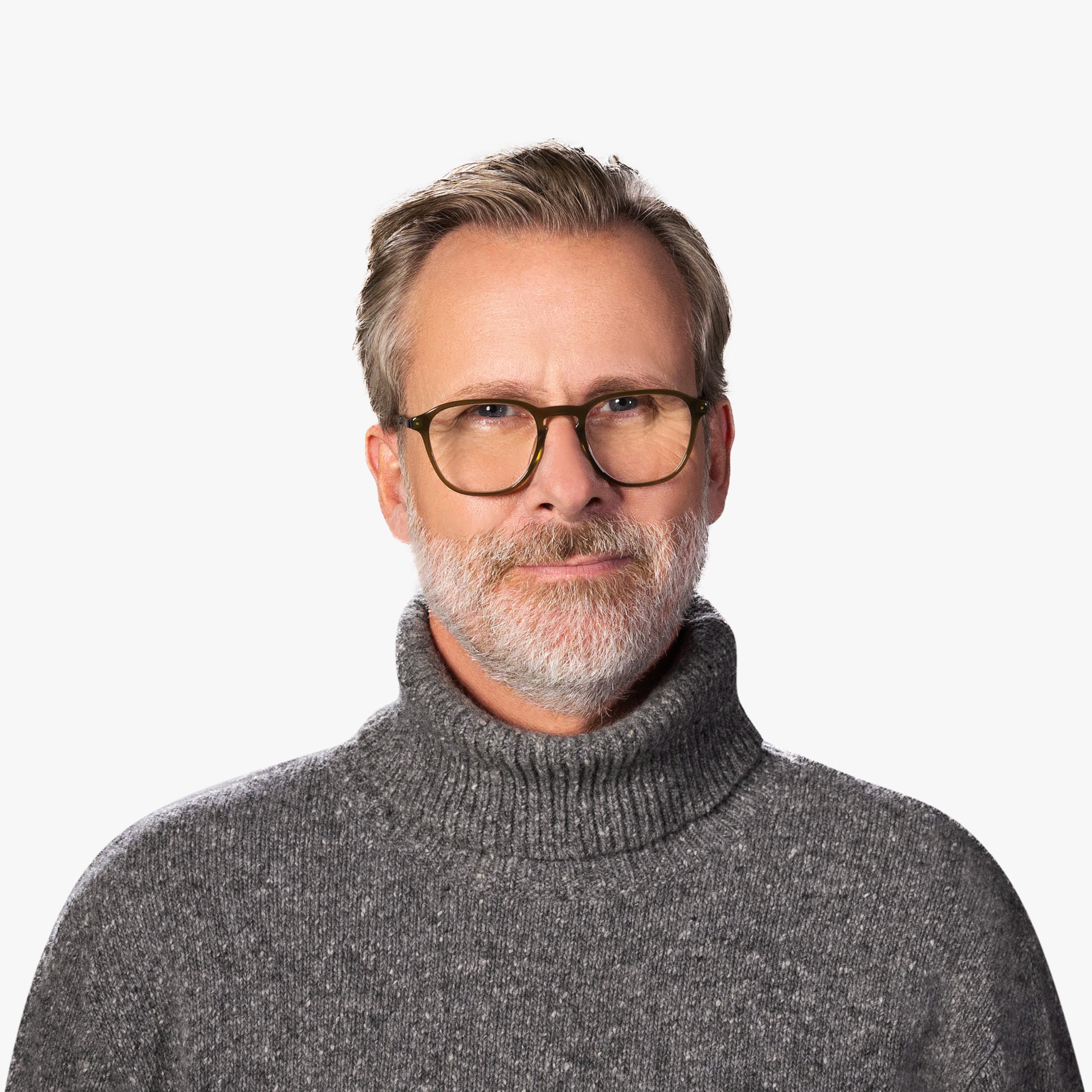 Get Rønne Shiny Olive reading glasses online – Luxreaders