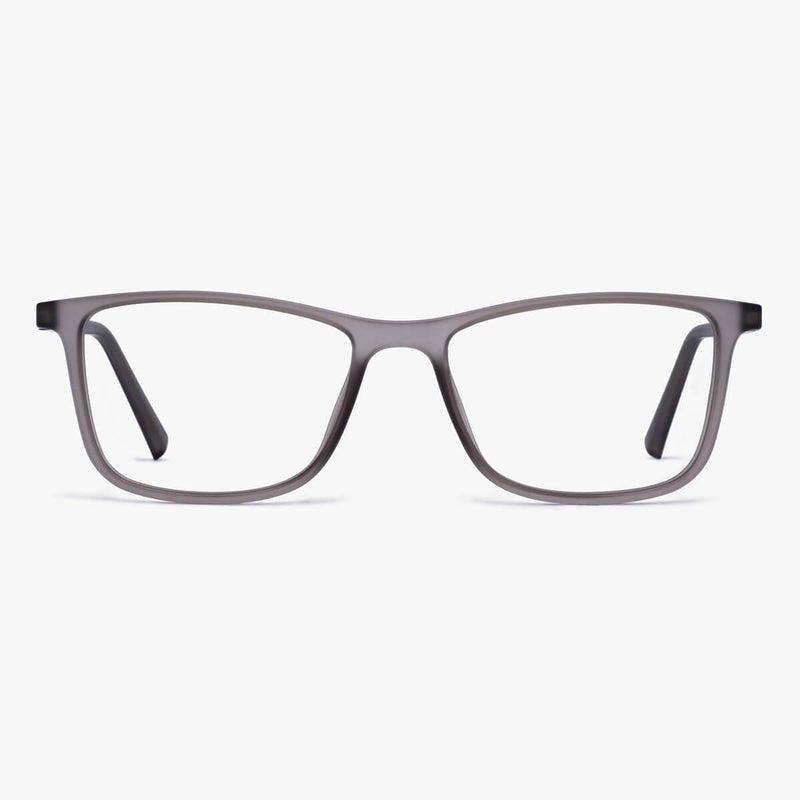 Skagen Grey rectangular eyeglasses with grey matte finish