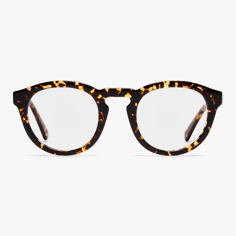 Women's Gråsten Dark Turtle eyeglasses with tortoiseshell pattern