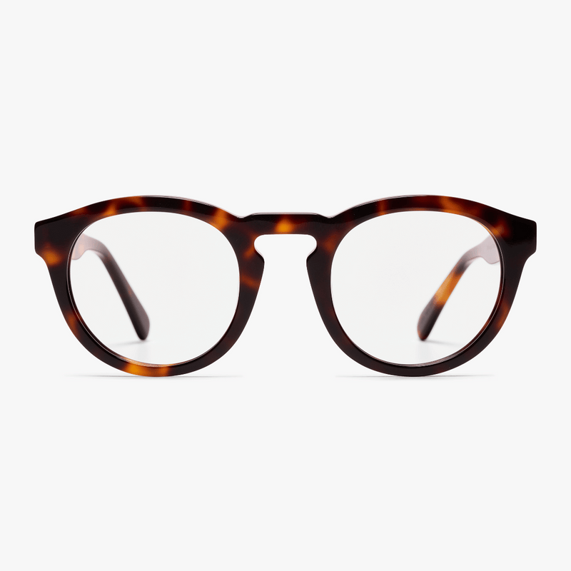 Women's Gråsten Light Turtle glasses with round tortoiseshell frames