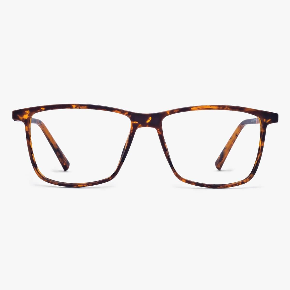 Tortoiseshell women's reading glasses with square frames