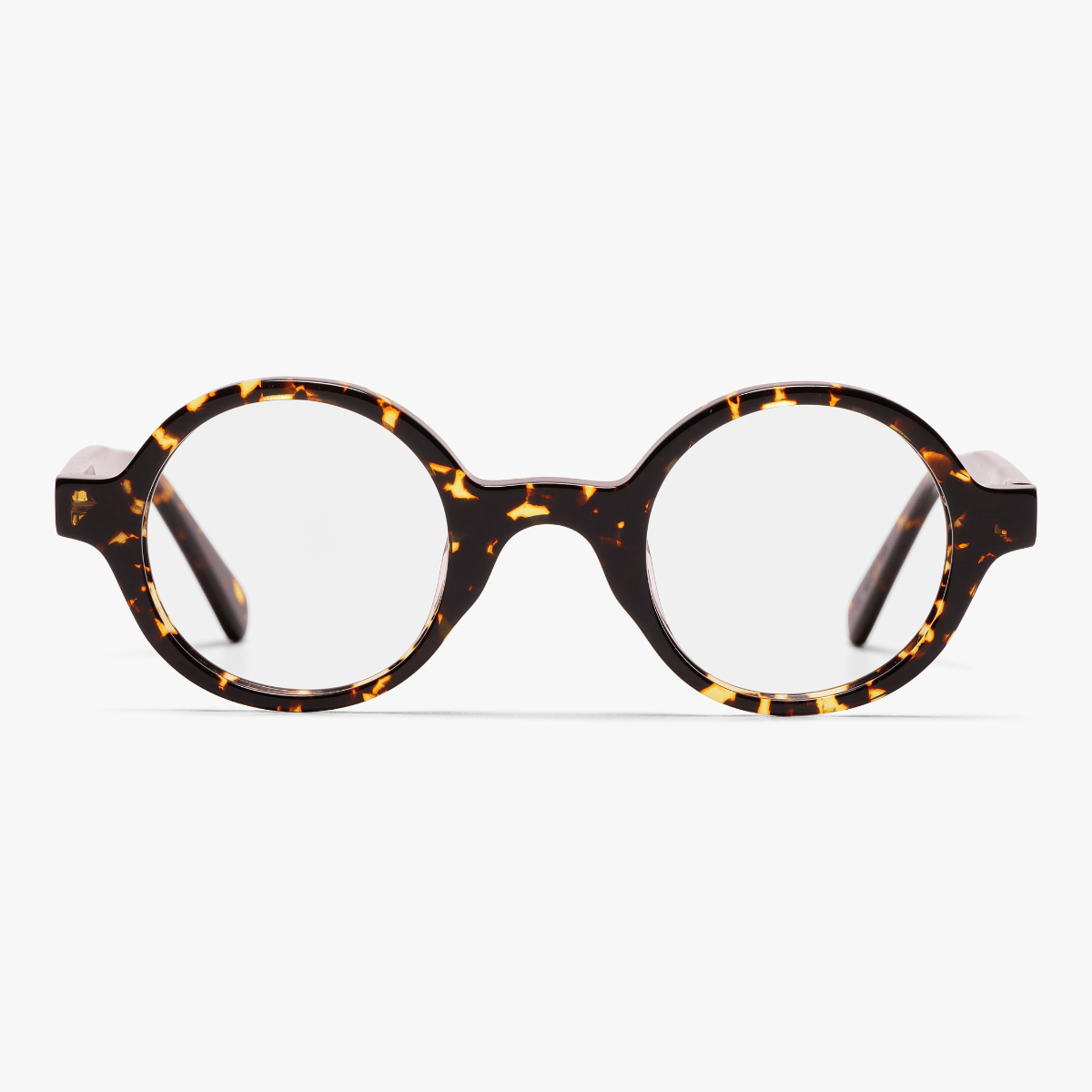Women's Tórshavn Dark Turtle round tortoise-shell glasses