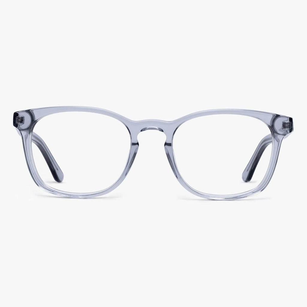 Kaufen Sie Men's Baker Crystal Grey Blaulichtfilter Brillen - Luxreaders.de