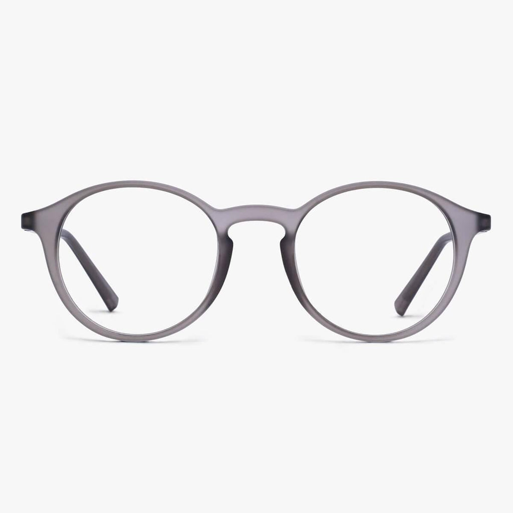 Kaufen Sie Men's Wood Grey Blaulichtfilter Brillen - Luxreaders.de
