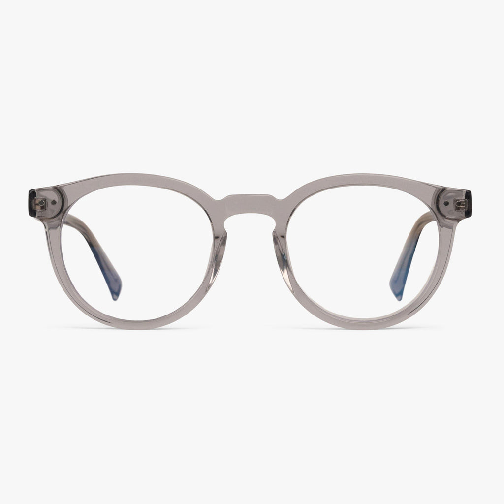 Kaufen Sie Men's Thompson Crystal Grey Blaulichtfilter Brillen - Luxreaders.de